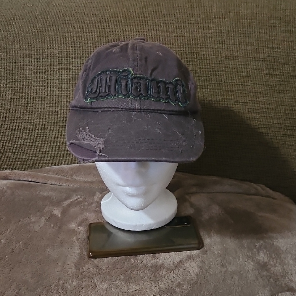 Distressed Miami Cap